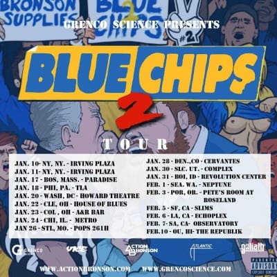 Action Bronson Blue Chips 2 Tour