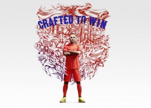 FC Barcelona 2014-15 Away Kit Iniesta