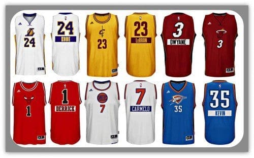 2014 NBA Christmas Day Jerseys