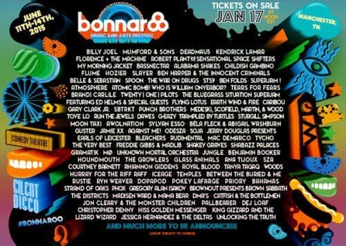 bonnaroo 2015 lineup