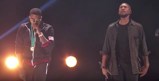 Video: Usher feat. NAS and Bibi Bourelly Perform “Chains”
