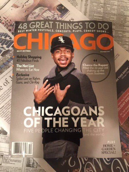 Chance The Rapper Chicago Magazine Cover