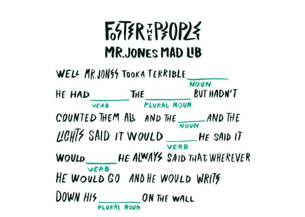 Foster the People – “The Unforeseeable Fate of Mr. Jones”