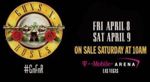 Guns N Roses Vegas
