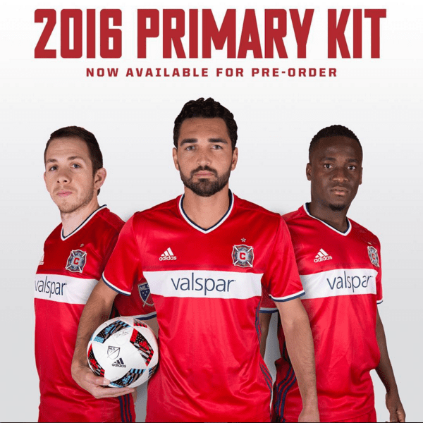 Chicago Fire 2016 Primary Kit