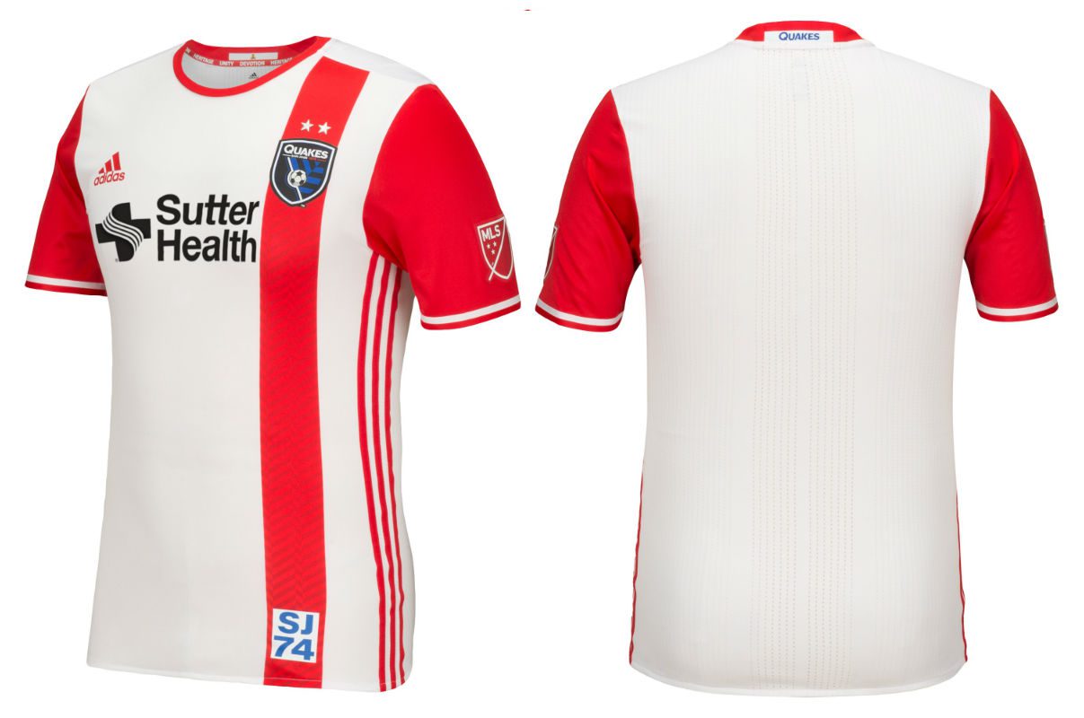 San Jose Earthquakes secondary jersey for 2016