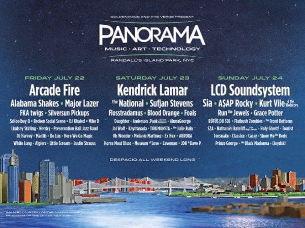 Arcade Fire, Kendrick Lamar, LCD Soundsystem Will Headline First Edition of NYC Festival, Panorama