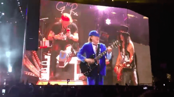 Video: Guns N’ Roses Bring Out Angus Young to Perform AC/DC Songs at Coachella 2016