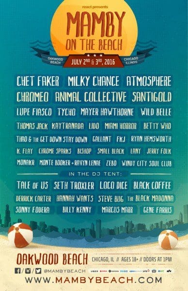 Mamby On The Beach Announces 2016 Lineup