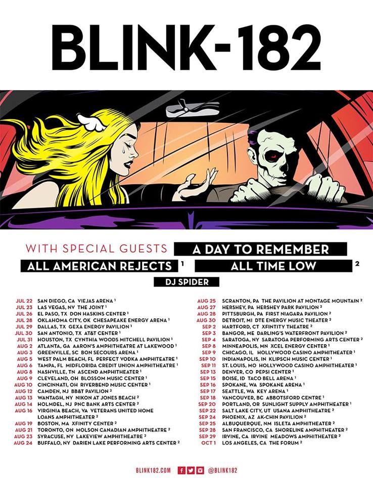Blink-182 2016 Tour