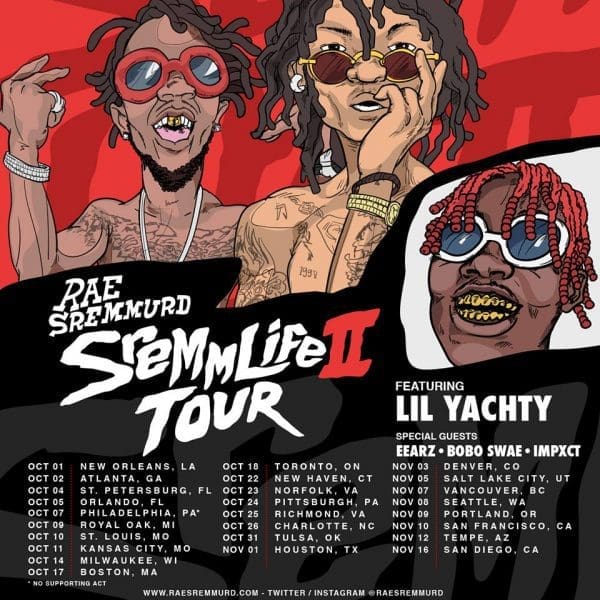 Rae Sremmurd Announce Sremmlife 2 Tour, feat. Lil Yachty