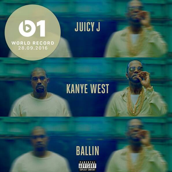 Juicy J feat. Kanye West – “Ballin”