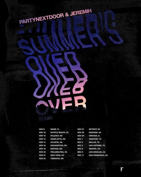 PARTYNEXTDOOR Announces “Summer’s Over Tour” with Jeremih; Shares “Not Nice” Video