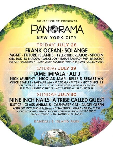 Panorama Festival 2017 Lineup Announced feat. Frank Ocean, Nine Inch Nails, A Tribe Called Quest