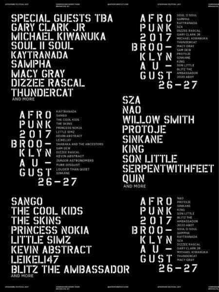 Afropunk Brooklyn 2017 Lineup Announced feat. Thundercat, Gary Clark Jr., Kaytranada, + a St. Heron Stage