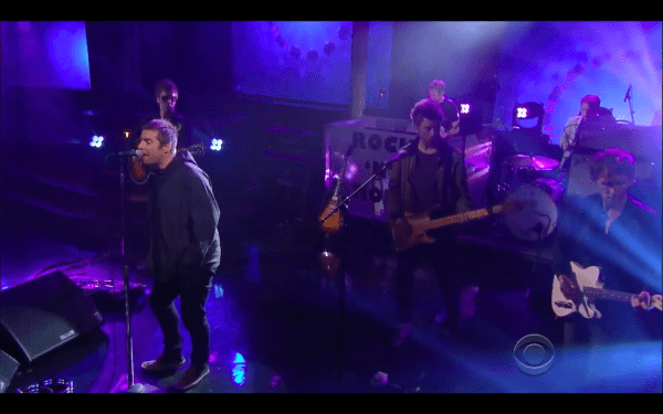 Video: Liam Gallagher Performs “For What It’s Worth” and “Wall Of Glass” on ‘Colbert’
