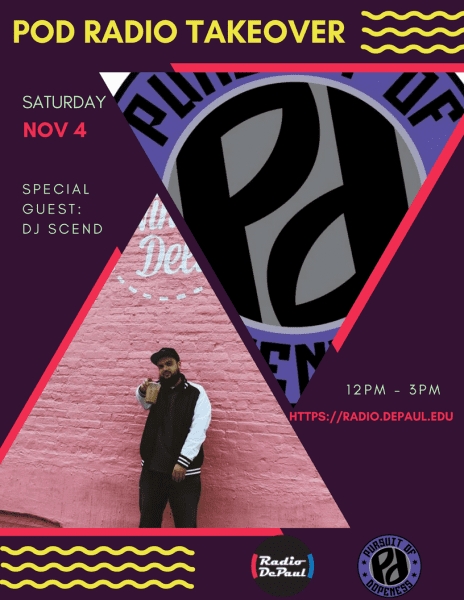 Pursuit Of Dopeness Takes Over Radio DePaul on 11/4