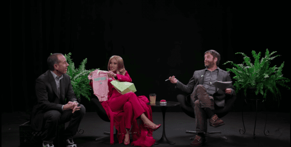 Zach Galifianakis Interviews Jerry Seinfeld & Cardi B on Between Two Ferns