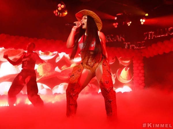 Video: Watch Megan Thee Stallion Make Her Late-Night TV Debut on ‘Kimmel’