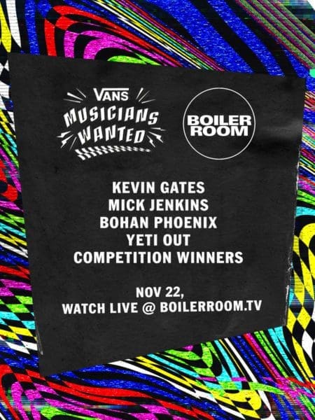 House of Vans Chicago Announces “The Takeover” Lineup feat. Kevin Gates and Mick Jenkins + Live Broadcast (11/22)