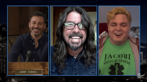 Video: Dave Grohl Plays “Everlong” on ‘Kimmel’ to Surprise NY Nurse