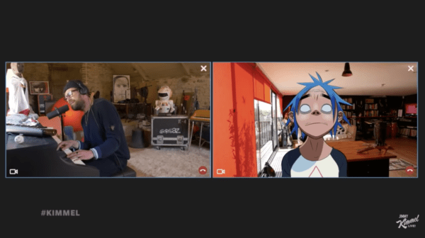 Video: Damon Albarn and Gorillaz Perform “Aries” on ‘Jimmy Kimmel Live!’