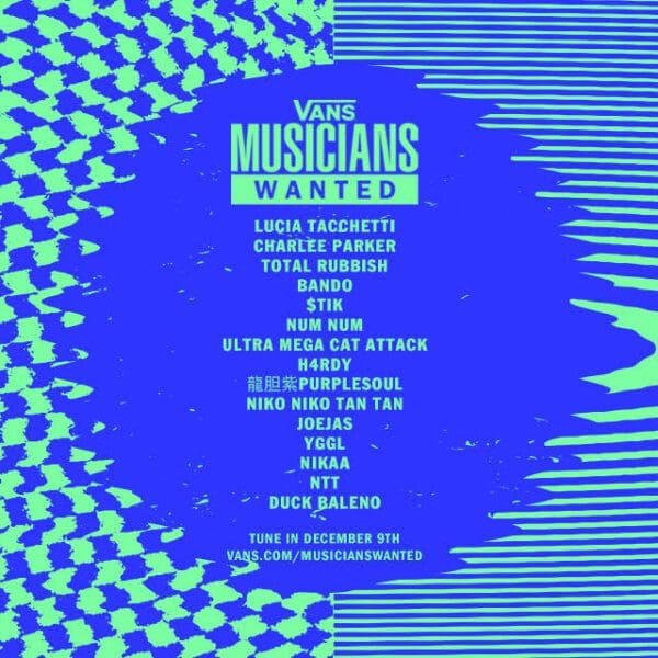 Event: Vans Musicians Wanted Stream feat. J.I.D., Bohan Phoenix, Anderson .Paak