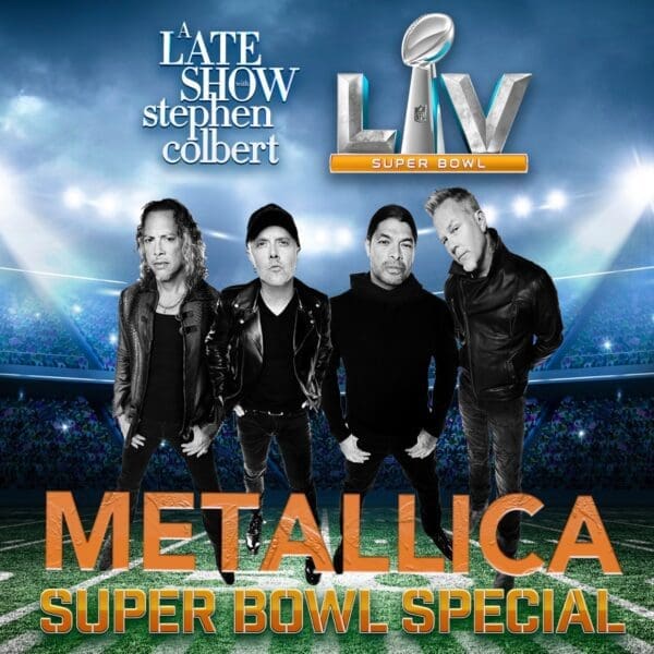 Video: Metallica Perform “Enter Sandman” on ‘Colbert’ Super Bowl LV Special