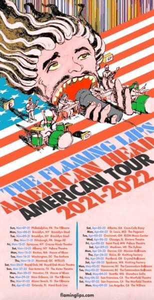 The Flaming Lips Announce 2021-22 World Tour