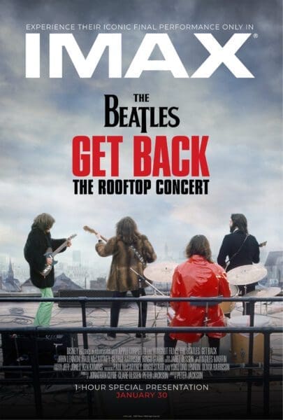 The Beatles Announce ‘Get Back – Rooftop Concert’ IMAX Event