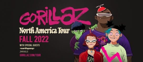 Gorillaz Announce 2022 North American Tour