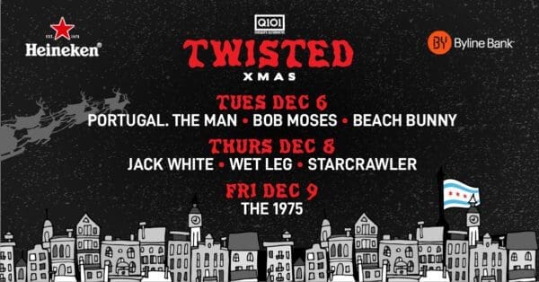 Chicago: Q101 Announces Twisted XMAS 2022 feat. Jack White, The 1975, Portugal. The Man