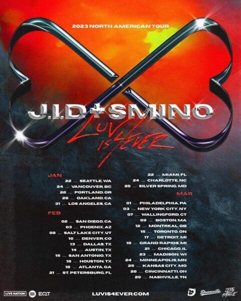 JID and Smino Announce 2023 ‘Luv Is 4Ever Tour’