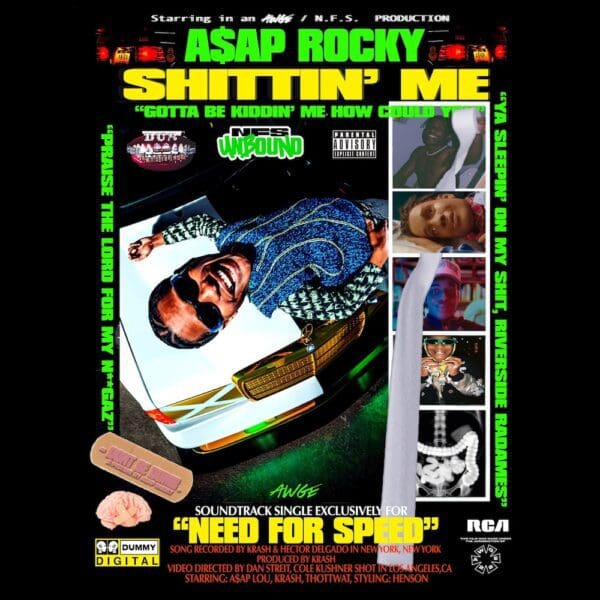 A$AP Rocky – “Shittin’ Me”
