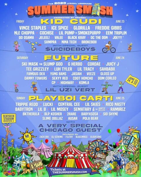 Summer Smash 2023 feat. Kid Cudi, Future, Playboi Carti