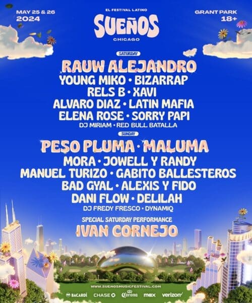 Sueños 2024 Lineup features Rauw Alejandro, Peso Pluma, Maluma